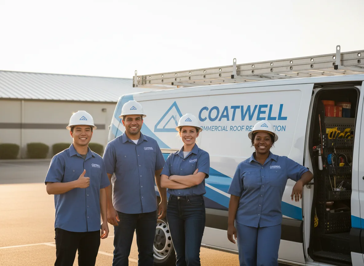 Commercial roof coating company in Peridot, AZ